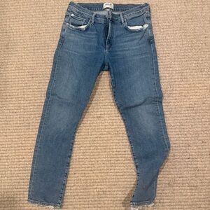 Agolde Classic Blue Skinny Jeans